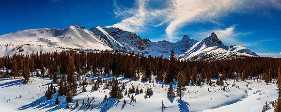 At the foot Of three Mountains