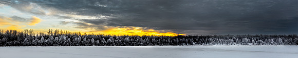 Dalbert Lake at Sunset