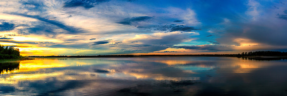 Lessard Lake Sunset