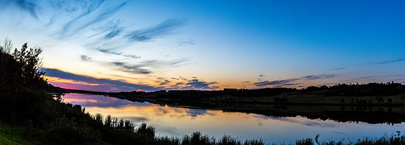 the Last Light at Saunders Lake