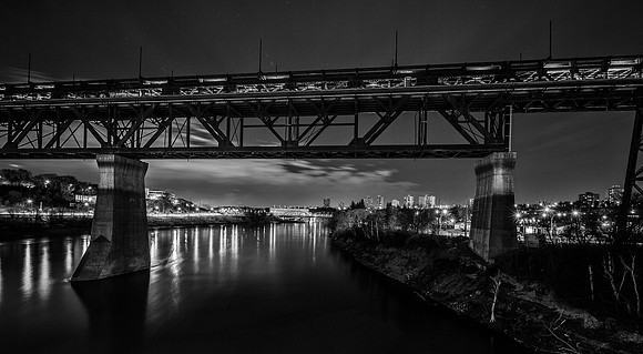 Lights under the bridge