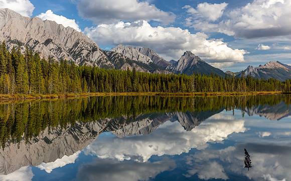 A Spray Valley Refection  Drew May Photo