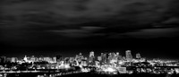 Edmonton At Night (B&W)